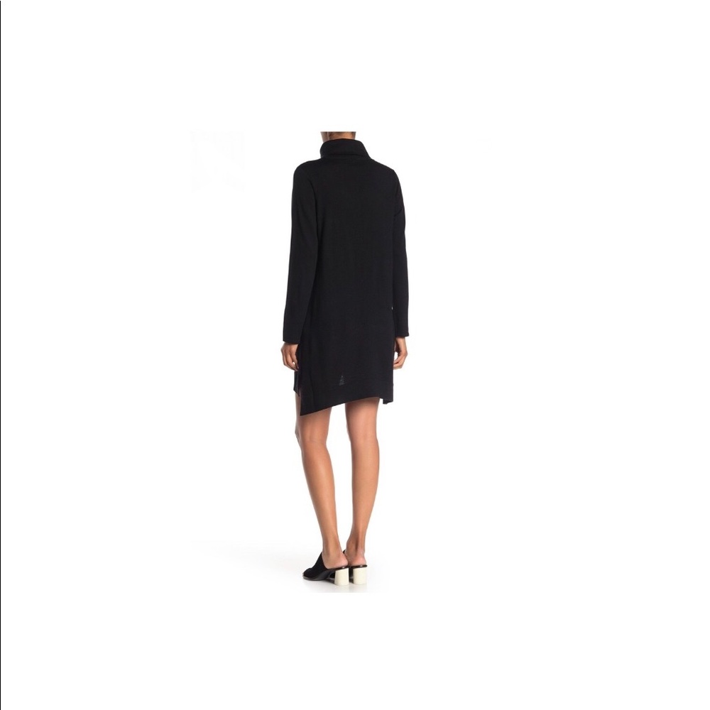 SOLD NWT Eileen Fisher turtleneck wool knit dress - Picture 2 of 6